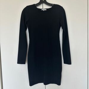 Parker black sheath dress with cutout back